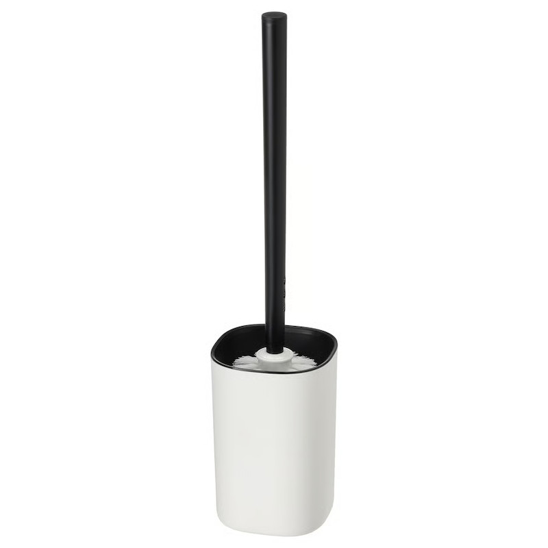 Perie WC, alb/negru